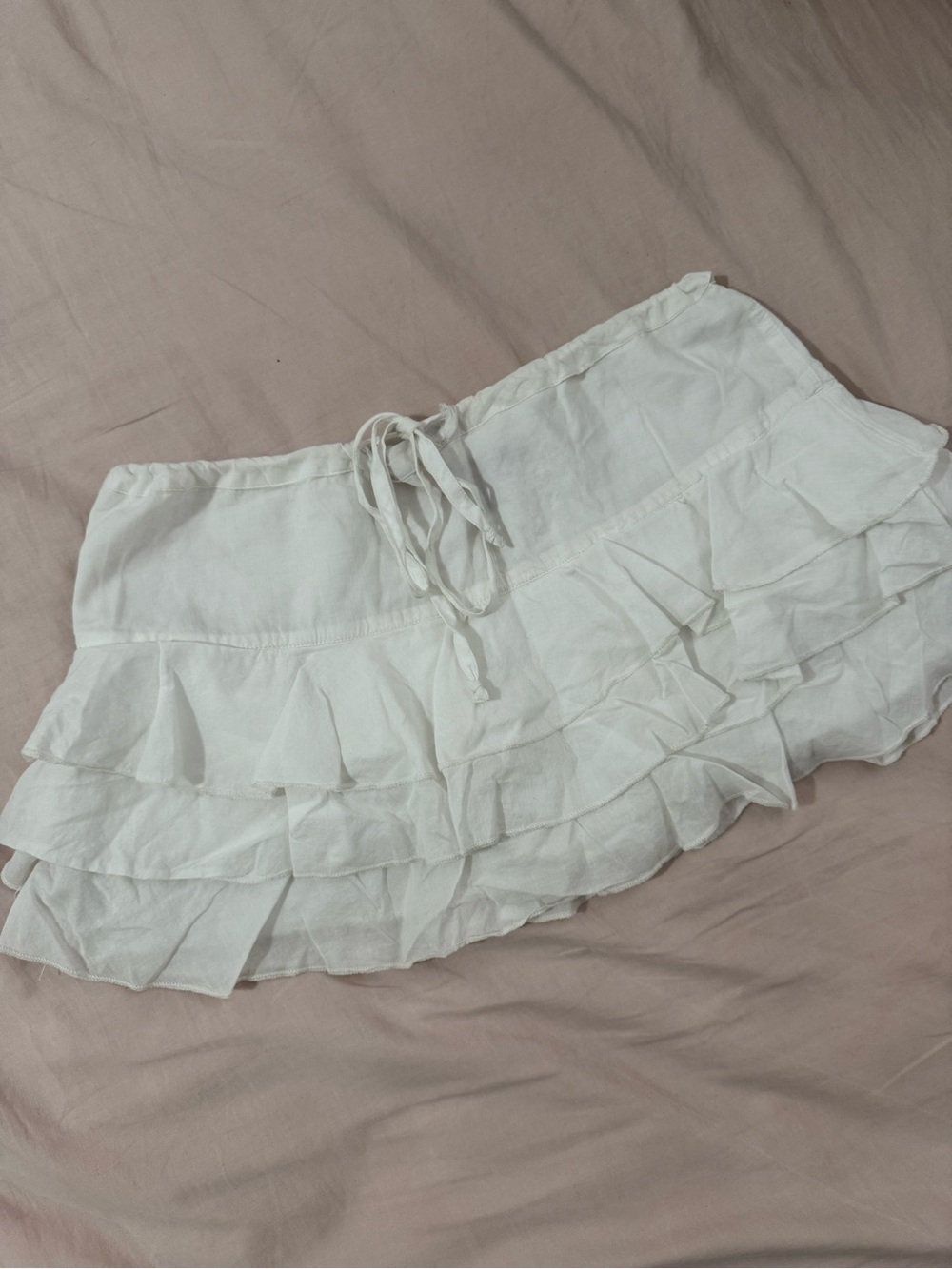 Urban Outfitters White Cotton Skirt